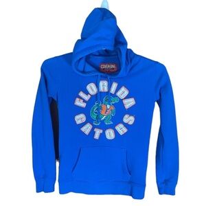 Florida University Hoodie Mens Small Blue Embroidered Gators Logo NCAA Casual